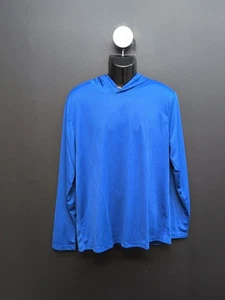 Performance Sports Langarm Rundhals sportlich Herren Hoodie Gr. XL blau - Bild 1 von 8