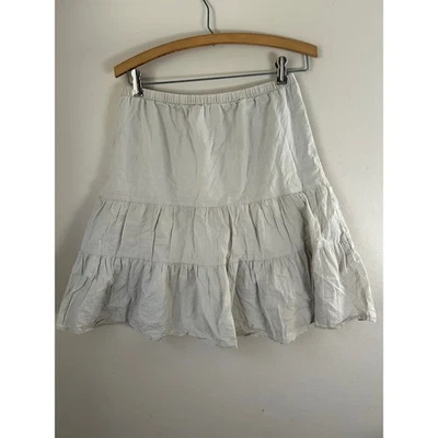 Falda para mujer Y2K Mossimo con volantes en capas línea A talla S boho hippie femenina Foto 1 de 4