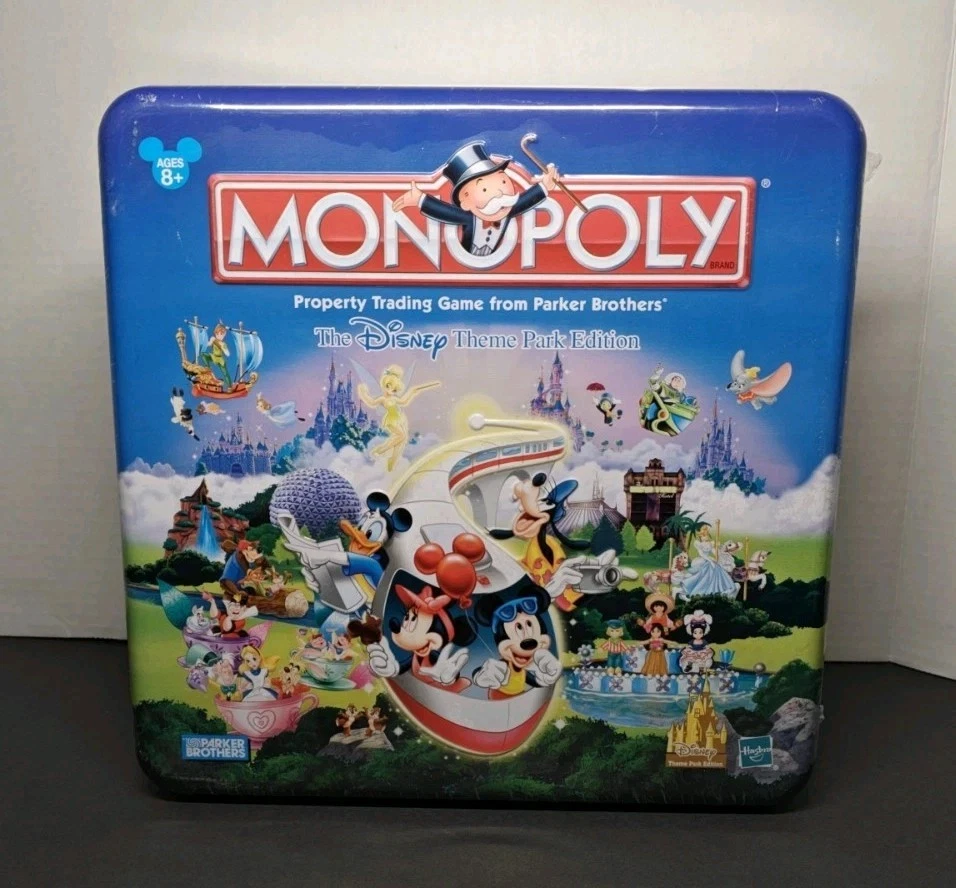 Monopoly The Disney Theme Park Edition Tin Box 2002 Juego de Mesa Nuevo Precintado Foto 1 de 3