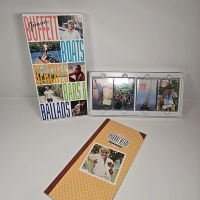 Jimmy Buffett 4 Cassett Box Set "Boats Beaches Bars & Ballads" Music & Booklet - Image 1 of 4