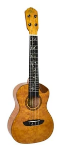 Ortega Elite Series Ukulele with Pickup, Quilted Maple, Gig Bag, New - Picture 1 of 10