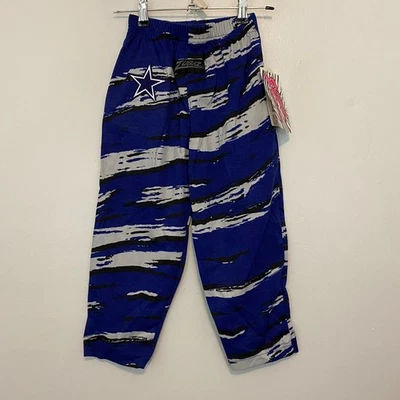 Vintage 90s Zubaz Kids Pull On Pants Dallas Cowboys Size 4 - Image 1 of 4
