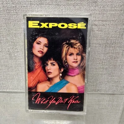 EXPOSE 'What You Don't Know' Music Cassette Tape 1989 Arista Records 80s Pop - Image 1 of 4
