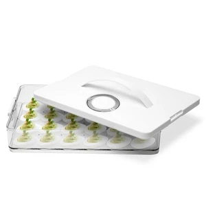 Deviled Egg Containers With Lid Clear Deviled Egg Platter With Handle For 24 ... - Picture 1 of 7