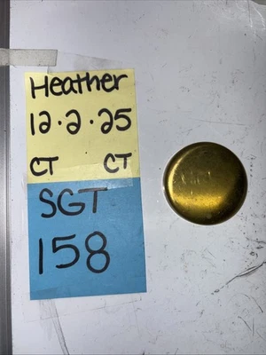 (1) Melling Part # MPC-147B Brass Plug Freeze NOS OEM, Sold Individually Qty. 1 - Image 1 of 4