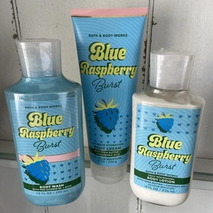 Bath & Body Works Blue Raspberry Burst Lotion, Duschgel & Körpercreme Neu - Bild 1 von 9