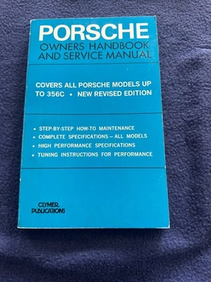 Manual del propietario y manual de servicio Porsche 356 de Clymer Foto 1 de 3