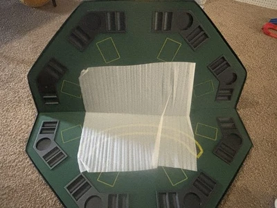 Mesa plegable de 8 plazas para póker Texas Hold Em con estuche Foto 1 de 2