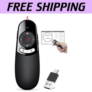 2-in-1 USB Type C Spotlight Clicker: Precision Highlighting for Presentations - Picture 1 of 9