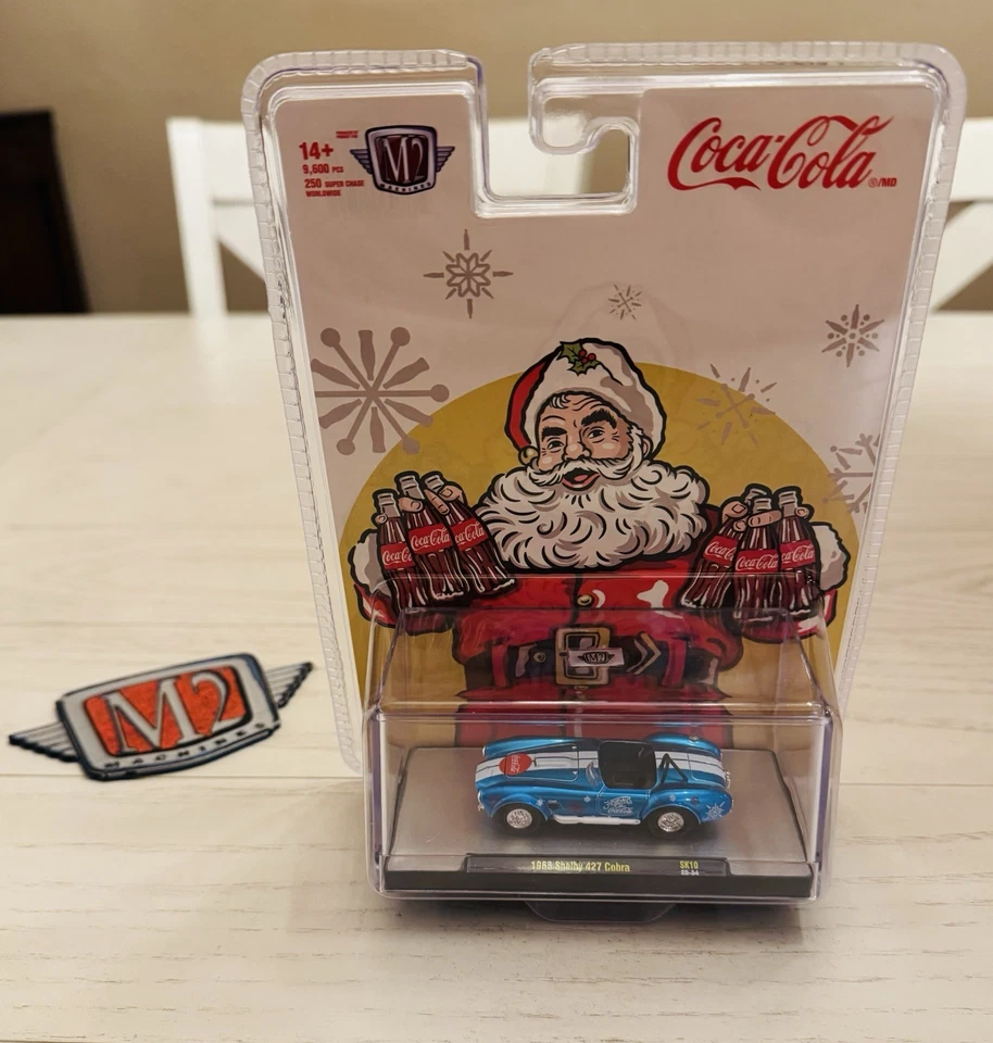 M2 Machines 2025 Coca-Cola Christmas 1965 Shelby 427 Cobra Holiday Edition - Image 1 of 2