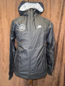 EA Sports Employee Nike Windrunner Black Hooded Jacket Size Medium New Madden - Picture 1 of 10