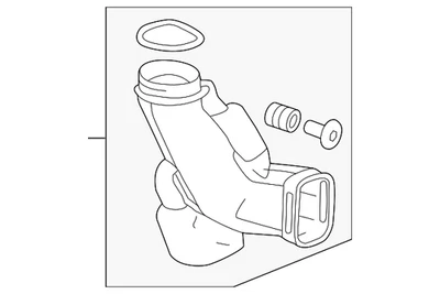 Genuine Honda 2013-2017 Honda Accord - Tube Assembly Air In (B) 17253-5A2-A00 - Image 1 of 3