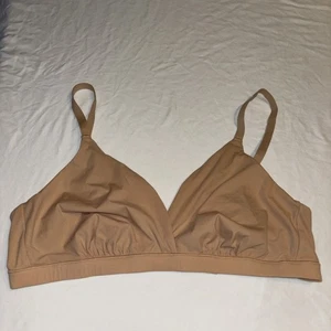 INLYRIC Damen XL Triangel Bralette ungefüttert V-Ausschnitt Bügel BH Beige Neu ohne Etikett - Bild 1 von 13