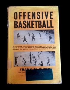 OFFENSIVE & DEFENSIVE BASKETBALL TWO (2) HARDCOVER BOOKS FRANK MCGUIRE 1959 - Imagen 1 de 4