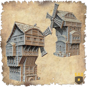 Decorazione Stampa 3D Mulino - Picture 1 of 1
