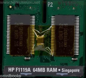 Bad Nonworking HP Omnibook 800CT 800CS 64MB RAM Memory Module for Parts/Repair - Picture 1 of 1