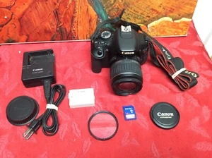 Canon EOS Rebel T3i 18 MP Digital DSLR Camera W 18-55mm Lens Tested - Picture 1 of 12