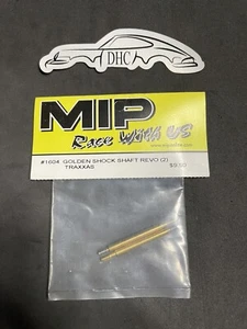 MIP Vintage RC Car Part # 1604 Golden Shock Shafts for Traxxas Revo (2) - Picture 1 of 2