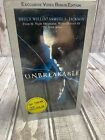 Unzerbrechlich (werkseitig versiegelt VHS 2001) Bruce Willis, Samuel L. Jackson, Wasserzeichen
