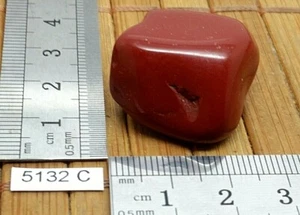 JASPE ROUGE pierre roulee mineraux lithotherapie déco reiki collection quartz - Picture 1 of 2