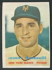 1957 Topps #105 Johnny Antonelli New York Giants - VGX - Picture 1 of 2