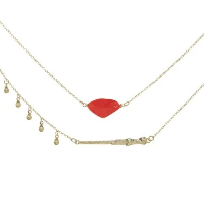 Harry Potter Juego de 2 Pulseras Tobillera Piedra Roja Bioworld Adulto Foto 1 de 2