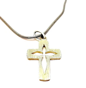 68. schönes Kreuz Kruzifix Ketten Anhänger mit Schlangen Kette 925er Silber - Bild 1 von 3