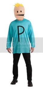 Mens Adult Funny Comedy Central South Park Phillip Talking Head Costume Outfit - Picture 1 of 1