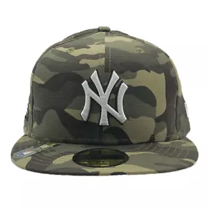 New York Yankees New Era 59Fifty Armed Forces Day On-Field Fitted Hat/Cap 7 3/8 - Picture 1 of 7