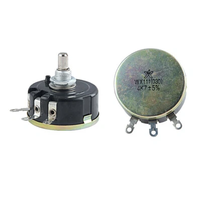 1pcs WX111 WX030 3W Single lap Wirewound potentiometer 100-680Ω/1/1.5/4.7/15-47K - Bild 1 von 4