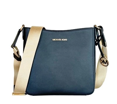 MICHAEL KORS JET SET TRAVEL SMALL SHOULDER CROSSBODY MESSENGER BAG  BLACK - Image 1 of 4