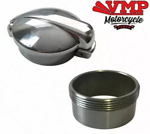 2" Monza Classc Alloy Petrol Tank Fuel Flip Cap and Steel Screw Filler Neck - Picture 1 of 5