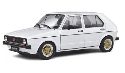 + VOLKSWAGEN VW Golf 1 Modellino 1:18 Solido + Bianco + NUOVO Limitato S1800211 - Immagine 1 di 4