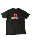 T-shirt homme original logo PlayStation PS1 taille Petit noir authentique