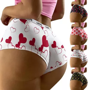 Damen-Shorts Mit Weihnachtsdruck Unterhose Boxershorts Unterwäsche Boyshort ⑱ - Bild 1 von 18