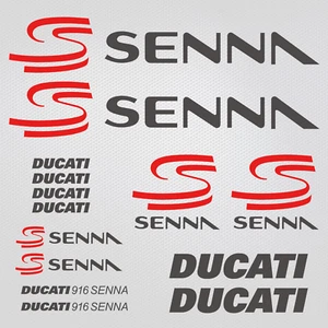 Ducati Senna 916 Calcomanías Moto Pegatinas Carenados Panel Lateral Tanque ORACAL - Imagen 1 de 9