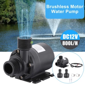 DC Brushless Solar Powered Booster Submersible Small Water Pump Hydroponic 12V - Picture 1 of 15