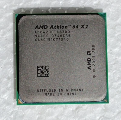 💻🎯 CPU AMD Athlon 64 X2 4200+ ADO4200IAA5DO 2,2 GHz Processore Socket AM2 - Immagine 1 di 2
