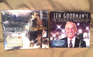 Heroes & Sweethearts (2 CDs) and Crooners & Swooners (3 CDs)  100 trks + DVD - Picture 1 of 3