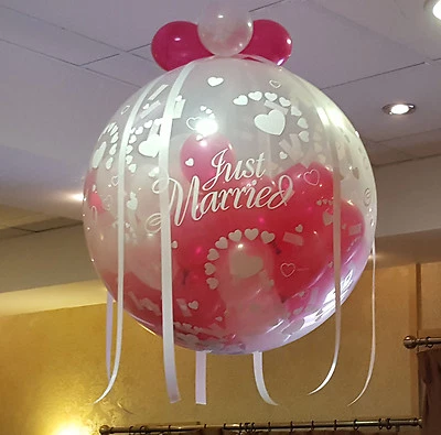 BALÃO DE CONFETE DE CASAMENTO PRIMEIRA DANÇA PRIMEIRA DANÇA - ESCOLHA SUA COR - Imagem 1 de 4