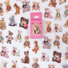 Teddy bear craft stickers, scrapbook stickers, kids stickers, cute bear stickers