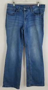 Faded Glory Petites Womens Core Boot Light Wash Jeans Size 16P - Picture 1 of 7