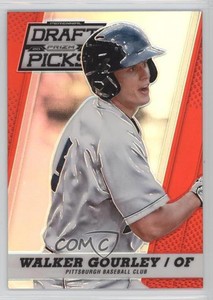 2013 Panini Prizm Perennial Draft Picks Red Prizms /100 Walker Gourley #58