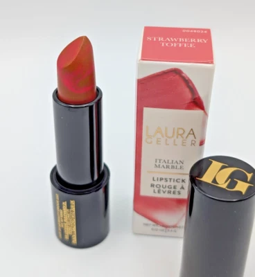 Laura Geller Strawberry Toffee Italian Marble Lipstick - New In Box - Image 1 of 4