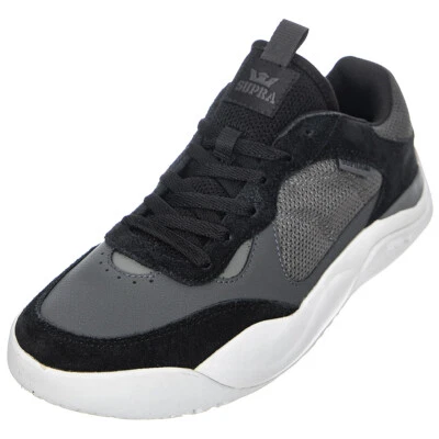 Supra Pecos - Scarpe Stringate Profilo Basso Uomo Nere / Grigie / Bianche - Imagen 1 de 4