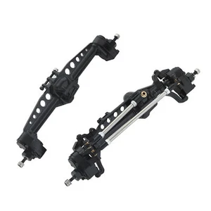 For SCX10 III AX103007 1/10 RC Climbing Car Metal Front & Rear Portal Axle Set - Picture 1 of 19