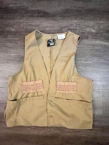 Vintage Field & Fireside Men's Duck Gamebag Vest Medium I7 - Picture 1 of 5