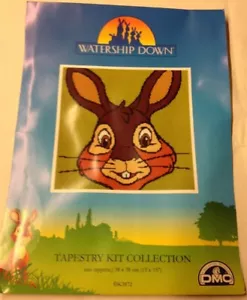 Kit de tapiz Watership Down 'Fiver' (Rabbit) - DMC - 15 x 15" cojín delantero - Imagen 1 de 3