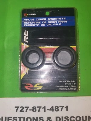 Spectre Valve Cover PCV / Breather Grommet 2 Piece Set 1-1/4" OD - 1" ID 3/4" ID - Image 1 of 2