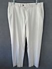 Hiltl The Ultimate Trouser Chino Pants Adult 36x28 Flat Front Straight Leg White